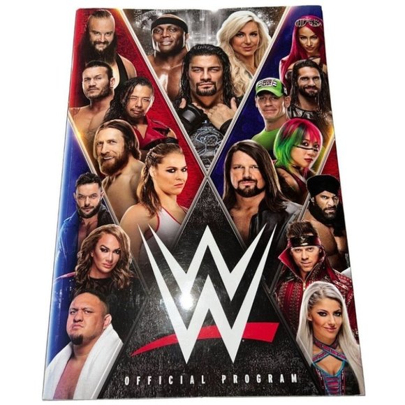 2018 WWE wrestling OFFICIAL PROGRAM Wrestlemania 34 New Orleans smackdown - Picture 1 of 11